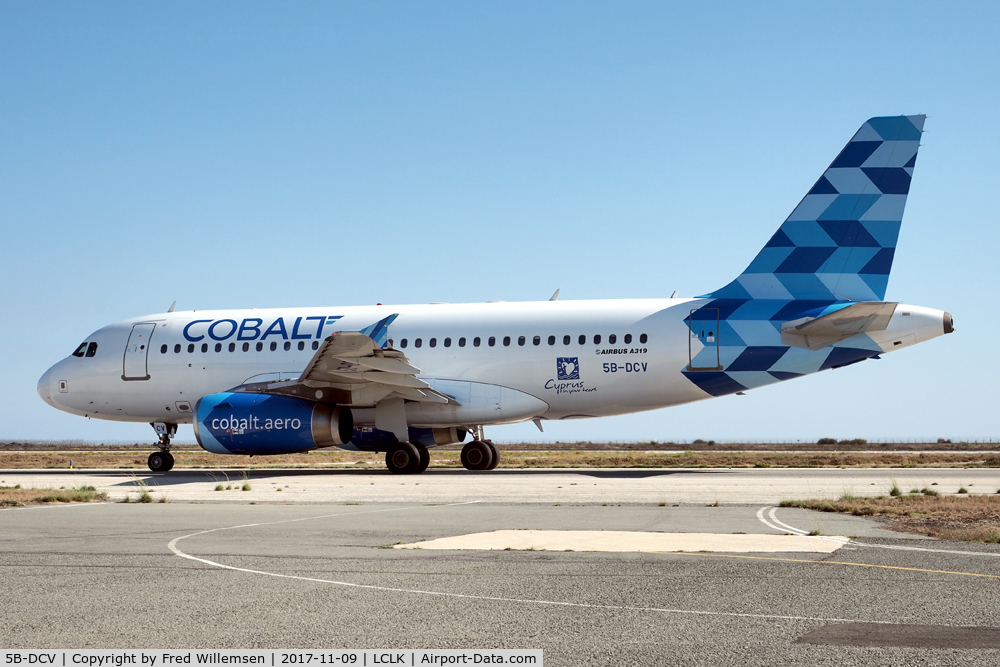 5B-DCV, 2003 Airbus A319-132 C/N 2032, Cobalt
