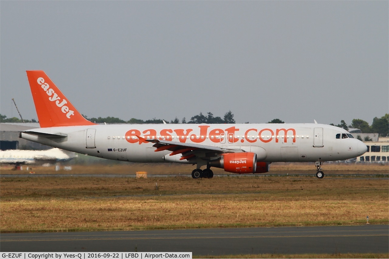 G-EZUF, 2011 Airbus A320-214 C/N 4676, Airbus A320-214, Taxiing, Bordeaux Mérignac airport (LFBD-BOD)