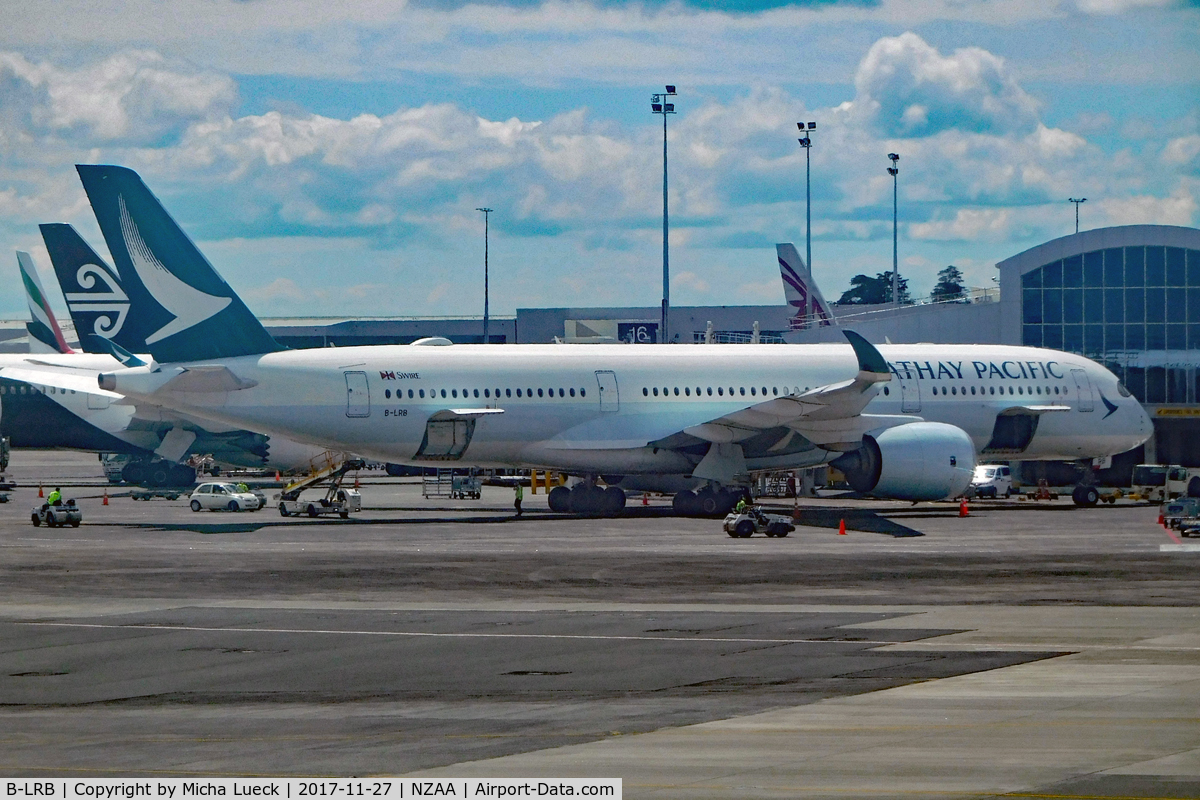 B-LRB, 2016 Airbus A350-941 C/N 032, At Auckland