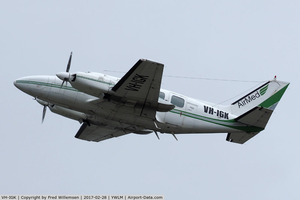VH-IGK, 1977 Piper PA-31-350 Chieftain C/N 31-7752190, AIRMED