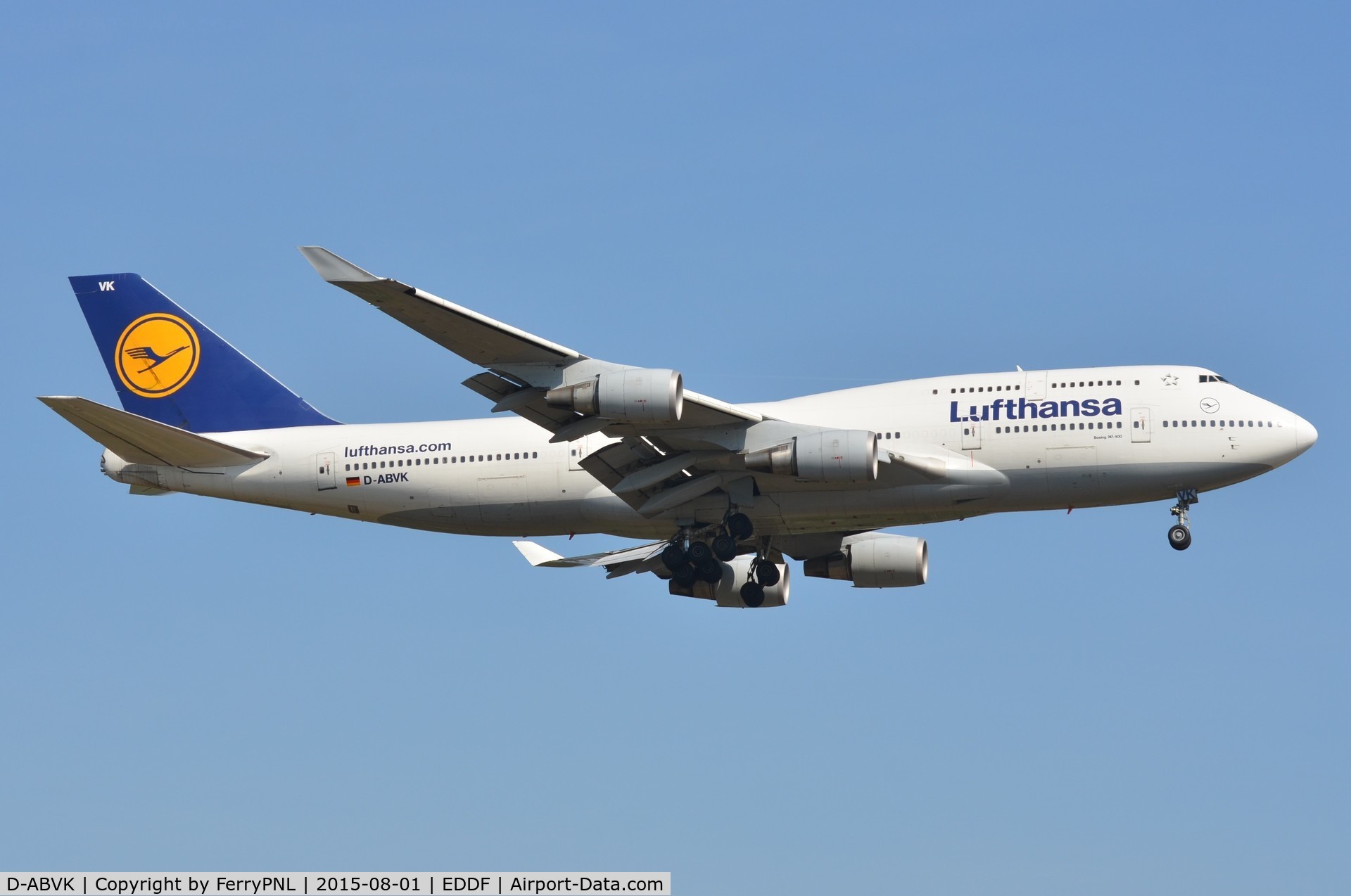 D-ABVK, 1991 Boeing 747-430 C/N 25046, Lufthansa B744 wfu in Sept 2015 and subsequently scrapped in TUL.