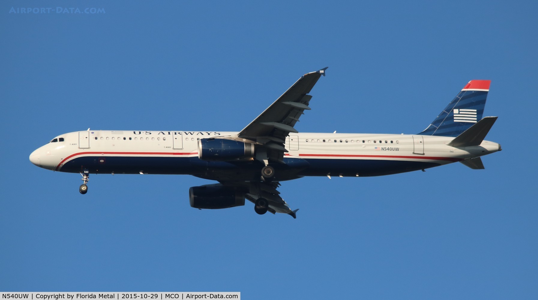 N540UW, 2009 Airbus A321-231 C/N 4107, US Airways