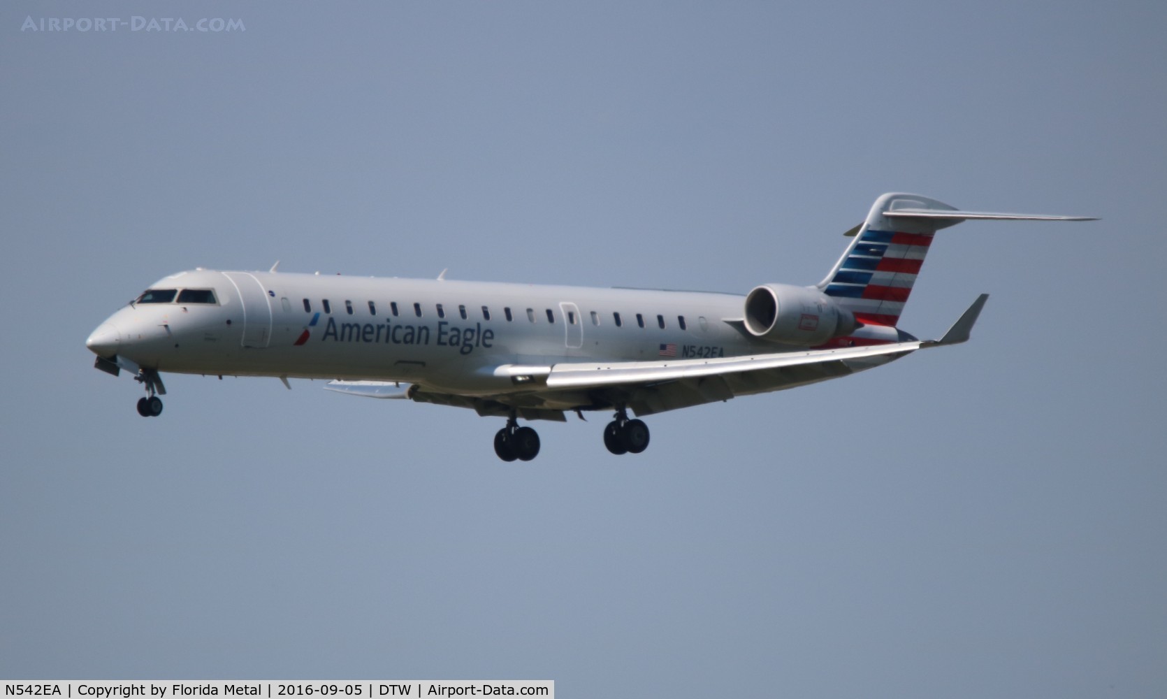 N542EA, Bombardier CRJ-702 (CL-600-2C10) Regional Jet C/N 10321, American Eagle