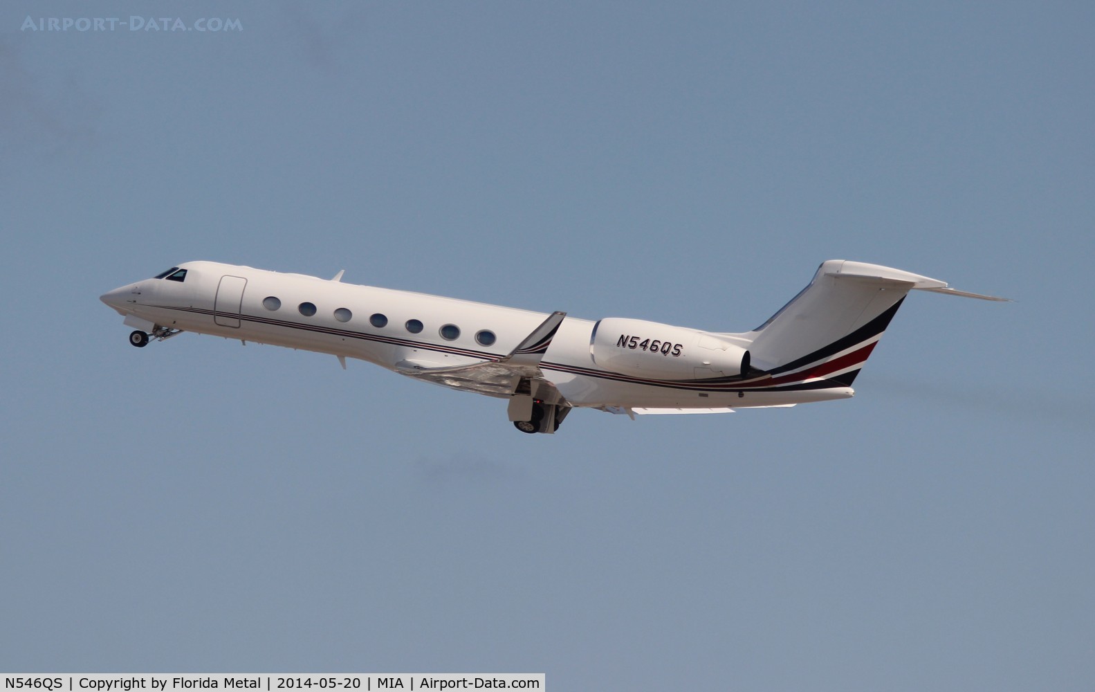 N546QS, 2008 Gulfstream Aerospace GV-SP (G550) C/N 5190, Net Jets