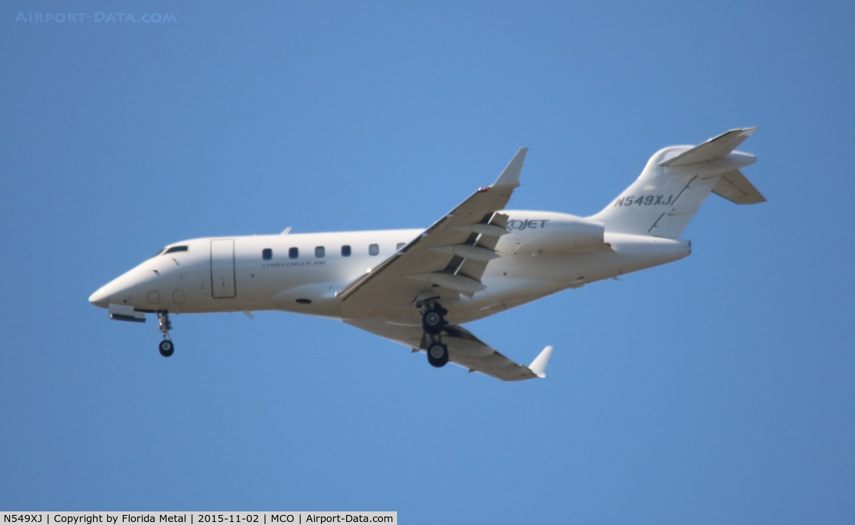 N549XJ, 2011 Bombardier Challenger 300 (BD-100-1A10) C/N 20322, Challenger 300