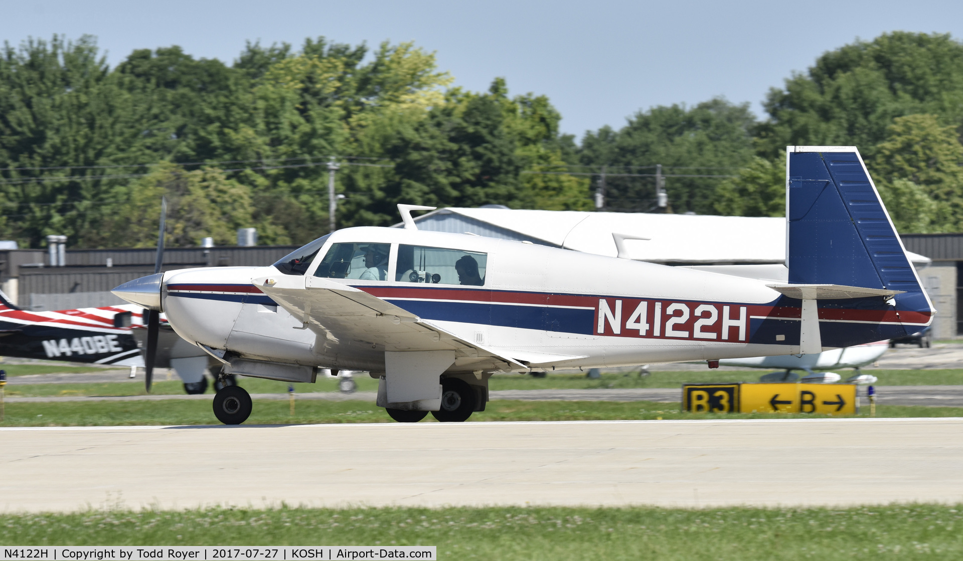 N4122H, 1978 Mooney M20J 201 C/N 24-0645, Airventure 2017