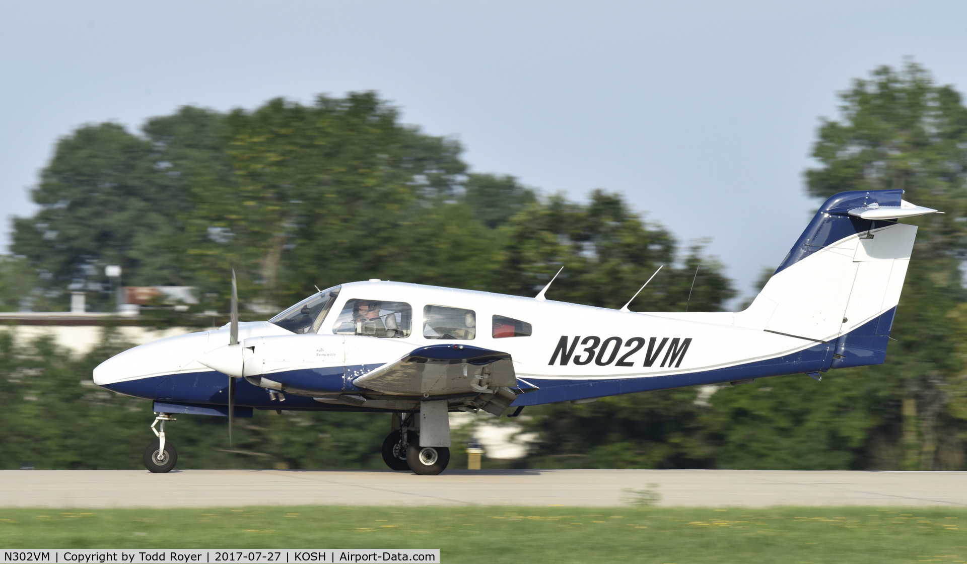 N302VM, 1979 Piper PA-44-180 Seminole Seminole C/N 44-7995322, Airventure 2017