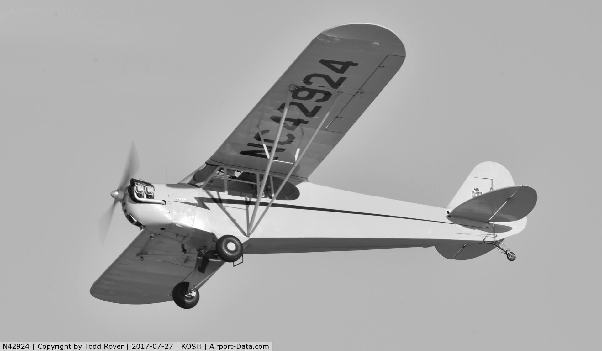 N42924, 1945 Piper J3C-65 Cub Cub C/N 15273, Airventure 2017