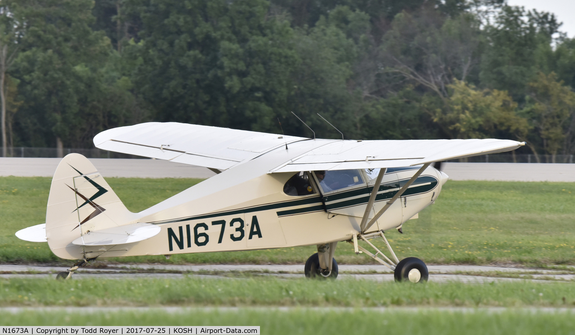 N1673A, 1952 Piper PA-22 C/N 22-436, Airventure 2017
