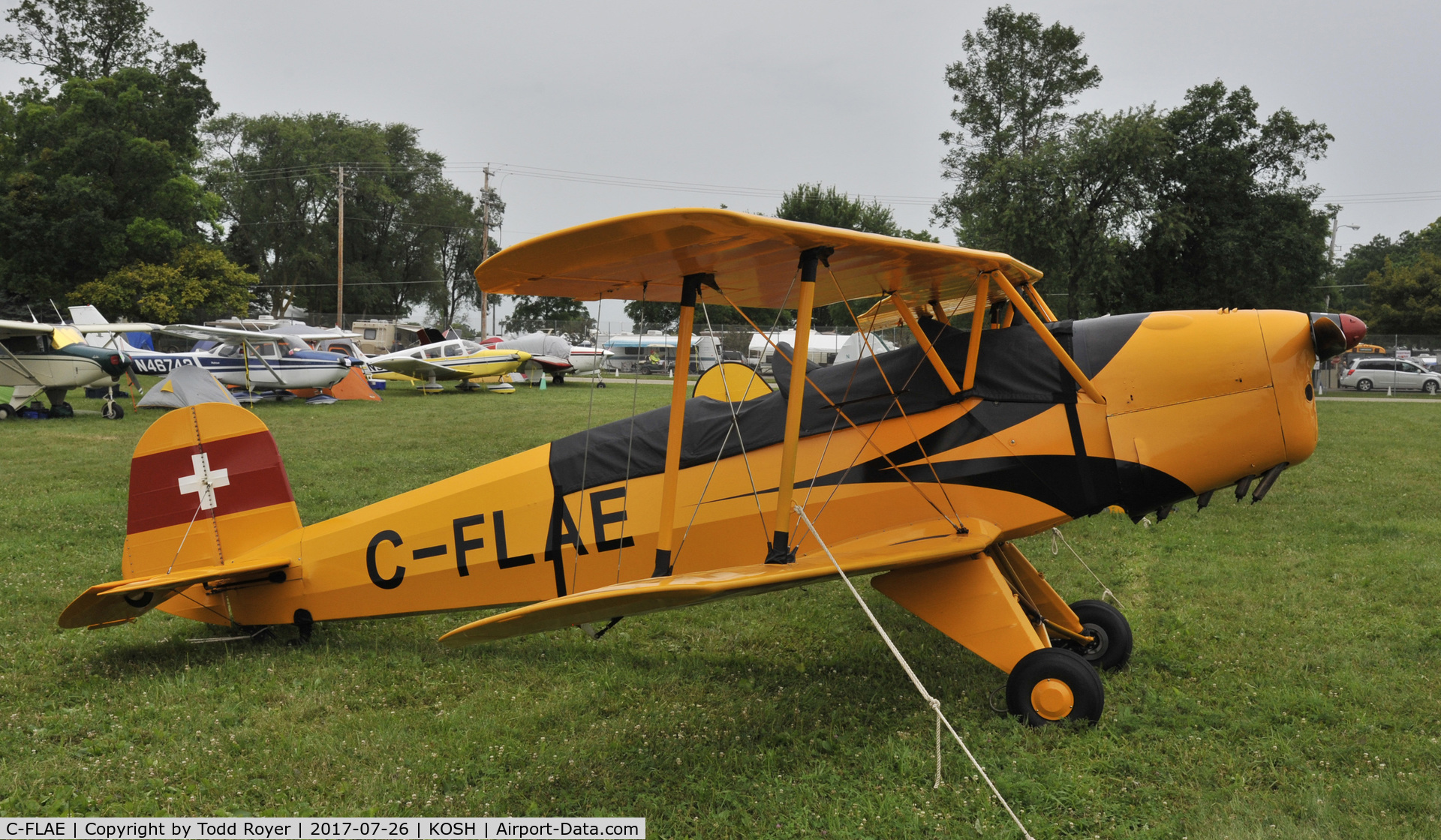 C-FLAE, 2003 CASA 1-131E Jungmann 2000 C/N 439, Airventure 2017