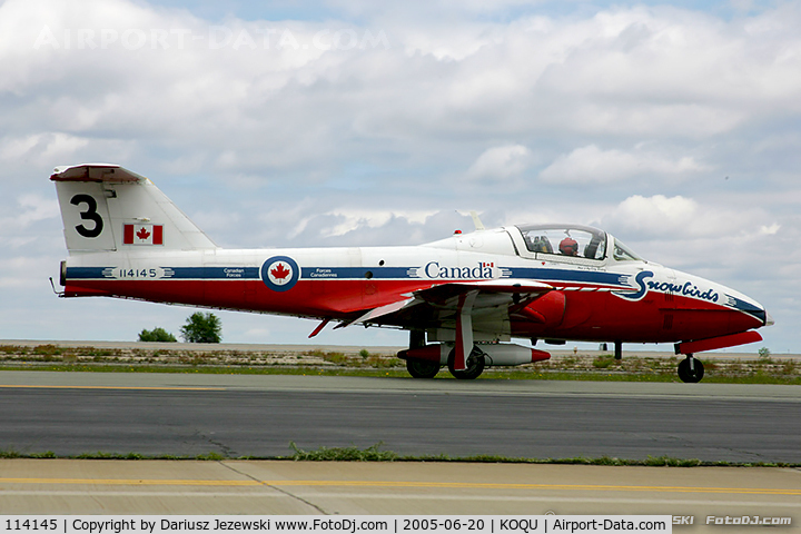 114145, Canadair CT-114 Tutor C/N 1145, CAF CT-114 Tutor 114145  C/N 1145 from Snowbirds Demo Team 15 Wing CFB Moose Jaw, SK