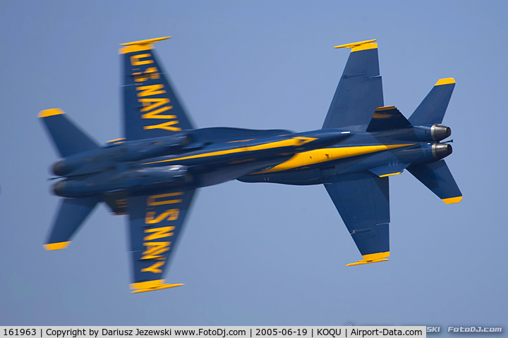 161963, McDonnell Douglas F/A-18A Hornet C/N 0178, F/A-18A Hornet 161963 C/N 0178 from Blue Angels Demo Team  NAS Pensacola, FL