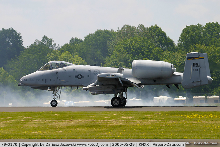 79-0170, 1979 Fairchild Republic A-10A Thunderbolt II C/N A10-0434, A-10A Thunderbolt 79-0170 PA from 103rd FS 