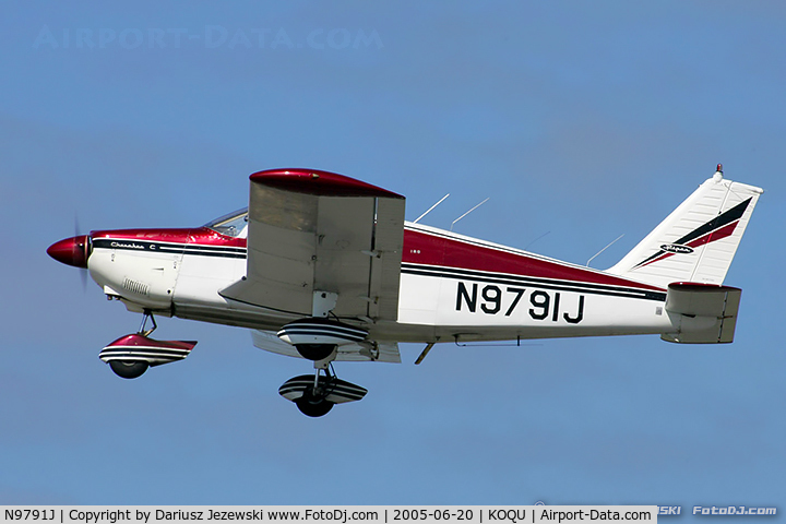 N9791J, 1967 Piper PA-28-180 C/N 28-3993, Piper PA-28-180 Cherokee  C/N 28-3993, N9791J
