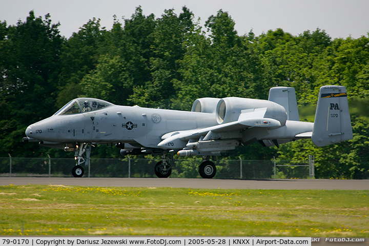 79-0170, 1979 Fairchild Republic A-10A Thunderbolt II C/N A10-0434, A-10A Thunderbolt 79-0170 PA from 103rd FS 