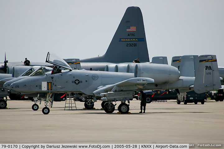 79-0170, 1979 Fairchild Republic A-10A Thunderbolt II C/N A10-0434, A-10A Thunderbolt 79-0170 PA from 103rd FS 