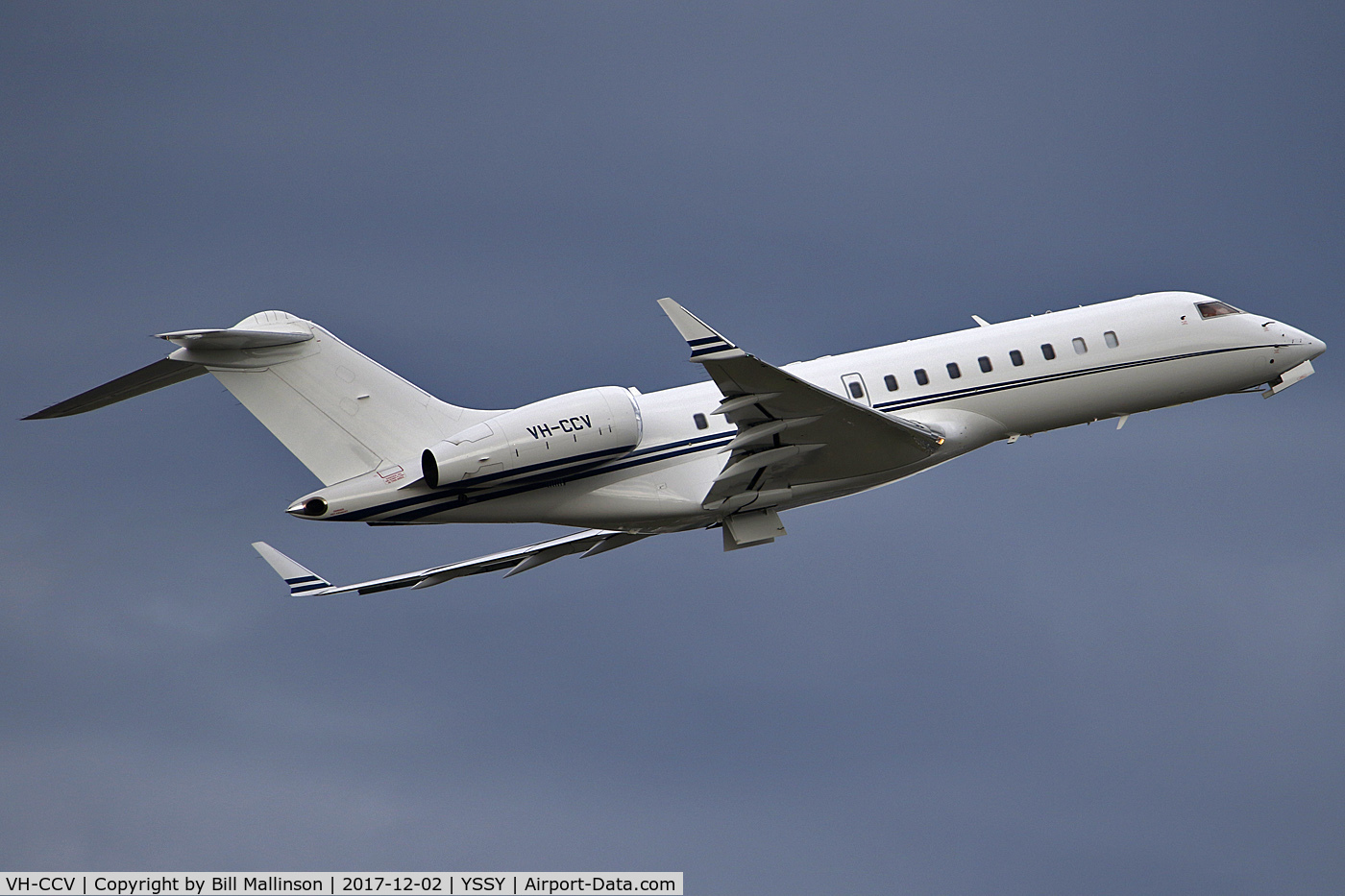 VH-CCV, 2004 Bombardier BD-700-1A10 Global Express C/N 9133, AWAY TO PARTS UNKNOWN