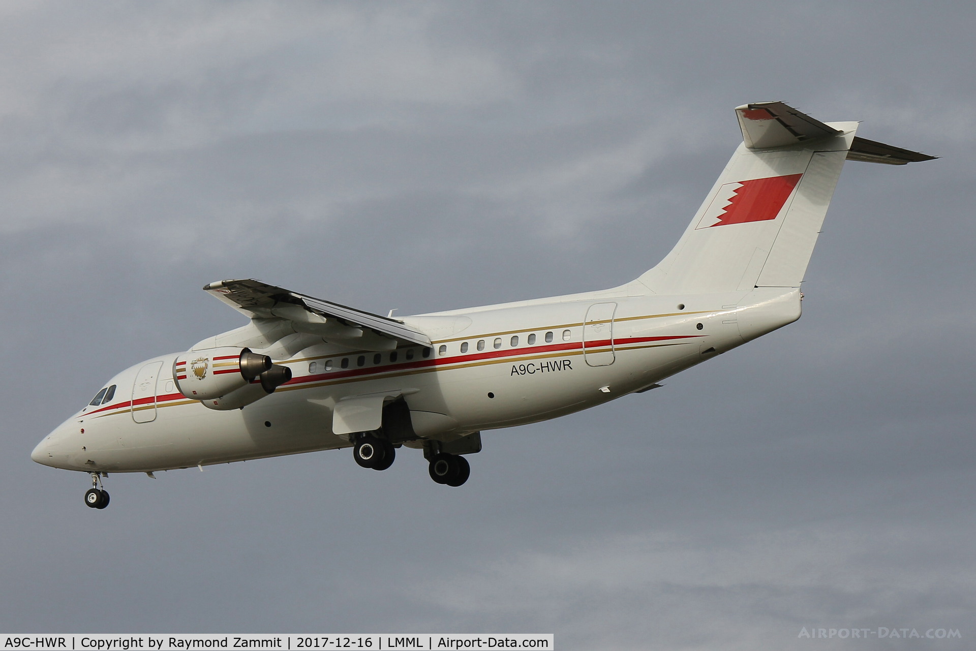 A9C-HWR, 1997 British Aerospace Avro 146-RJ85 C/N E.2306, Bae146 A9C-HWR Bahrain Royal Flight