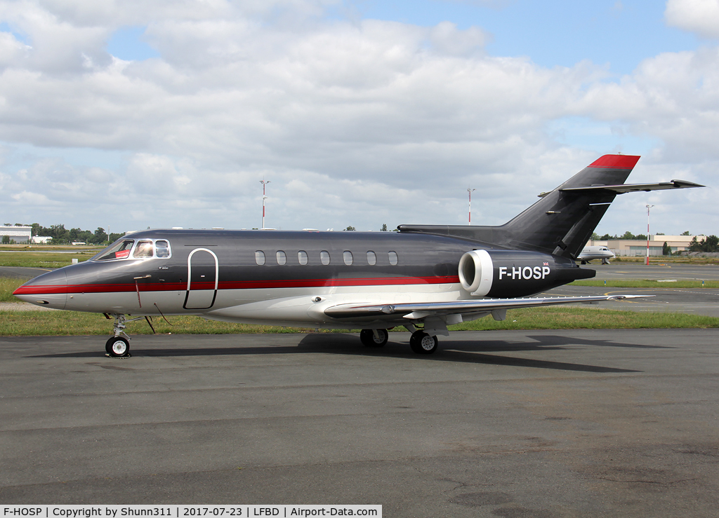 F-HOSP, 1993 British Aerospace BAe.125-1000B C/N 259034, Parked at the General Aviation area...