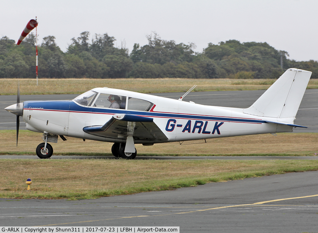 G-ARLK, 1961 Piper PA-24-250 Comanche C/N 24-2433, Taxiing for departure...