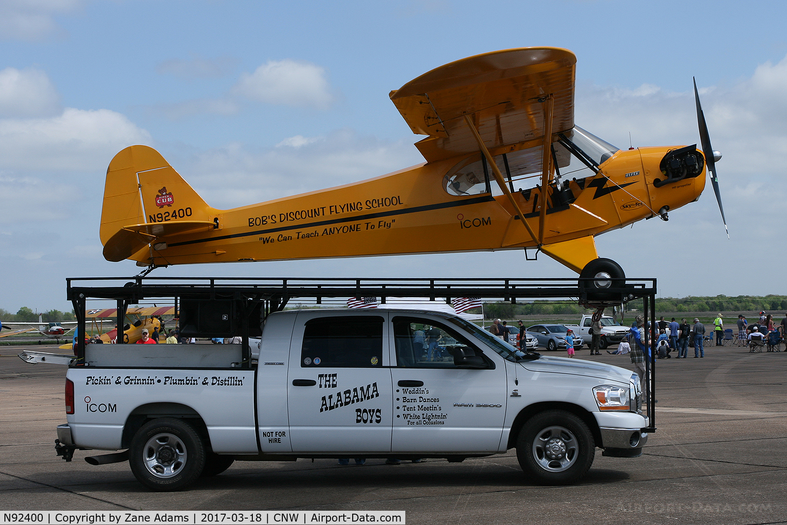 N92400, 1946 Piper J3C-65 Cub Cub C/N 16862, At the 2017 Heart of Texas Airshow
