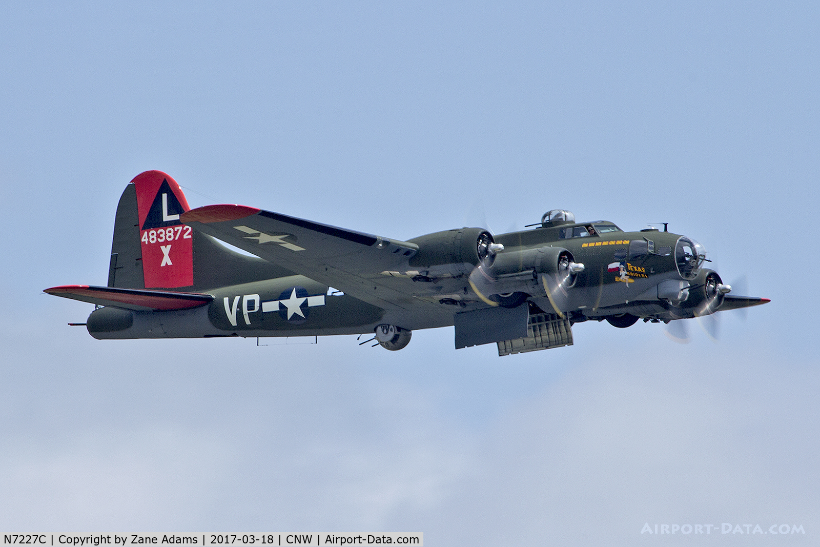 N7227C, 1944 Boeing B-17G Fortress C/N 32513, At the 2017 Heart of Texas Airshow