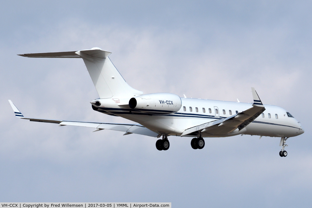 VH-CCX, 2006 Bombardier BD-700-1A10 Global Express C/N 9225, 