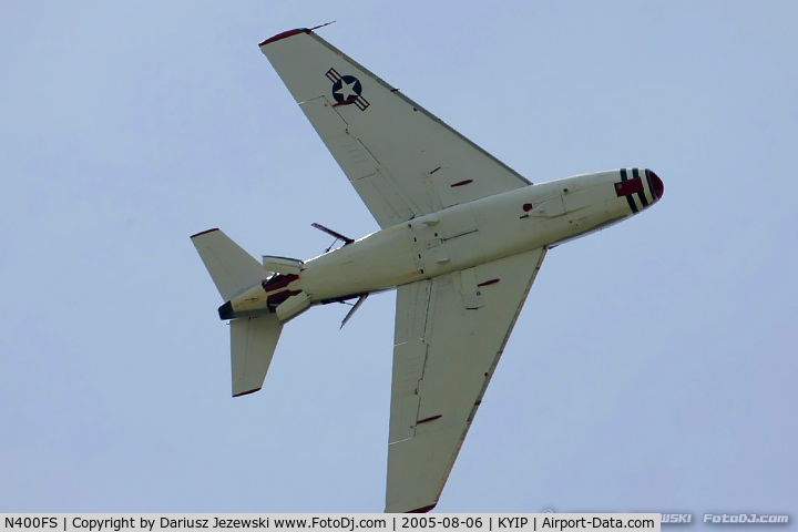 N400FS, 1958 North American AF-1E Fury C/N 244-83, North American FJ-4B Fury  C/N 143575 - Dr. Rich Sugden, N400FS