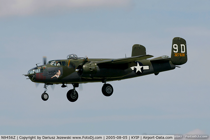 N9456Z, 1943 North American TB-25N Mitchell C/N 108-33214, North American TB-25N Mitchell 