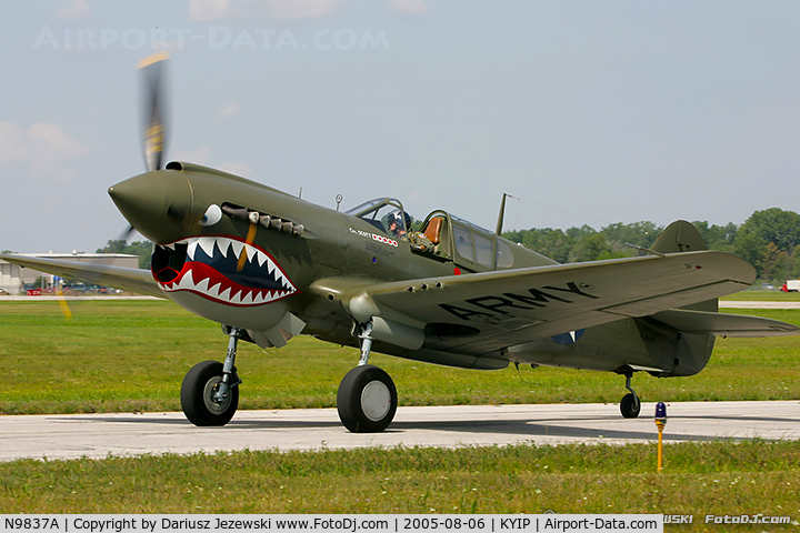 N9837A, 1944 Curtiss P-40N Warhawk C/N 33108, Curtiss P-40N Warhawk  C/N 33108, N9837A