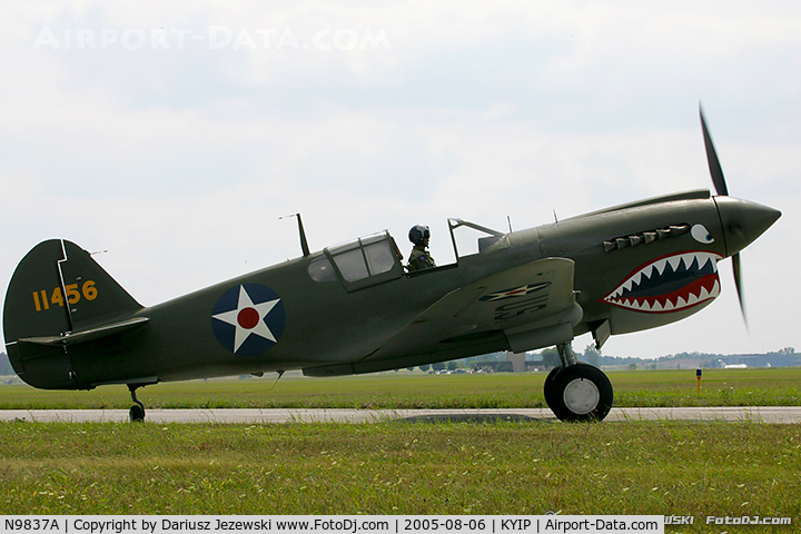 N9837A, 1944 Curtiss P-40N Warhawk C/N 33108, Curtiss P-40N Warhawk  C/N 33108, N9837A