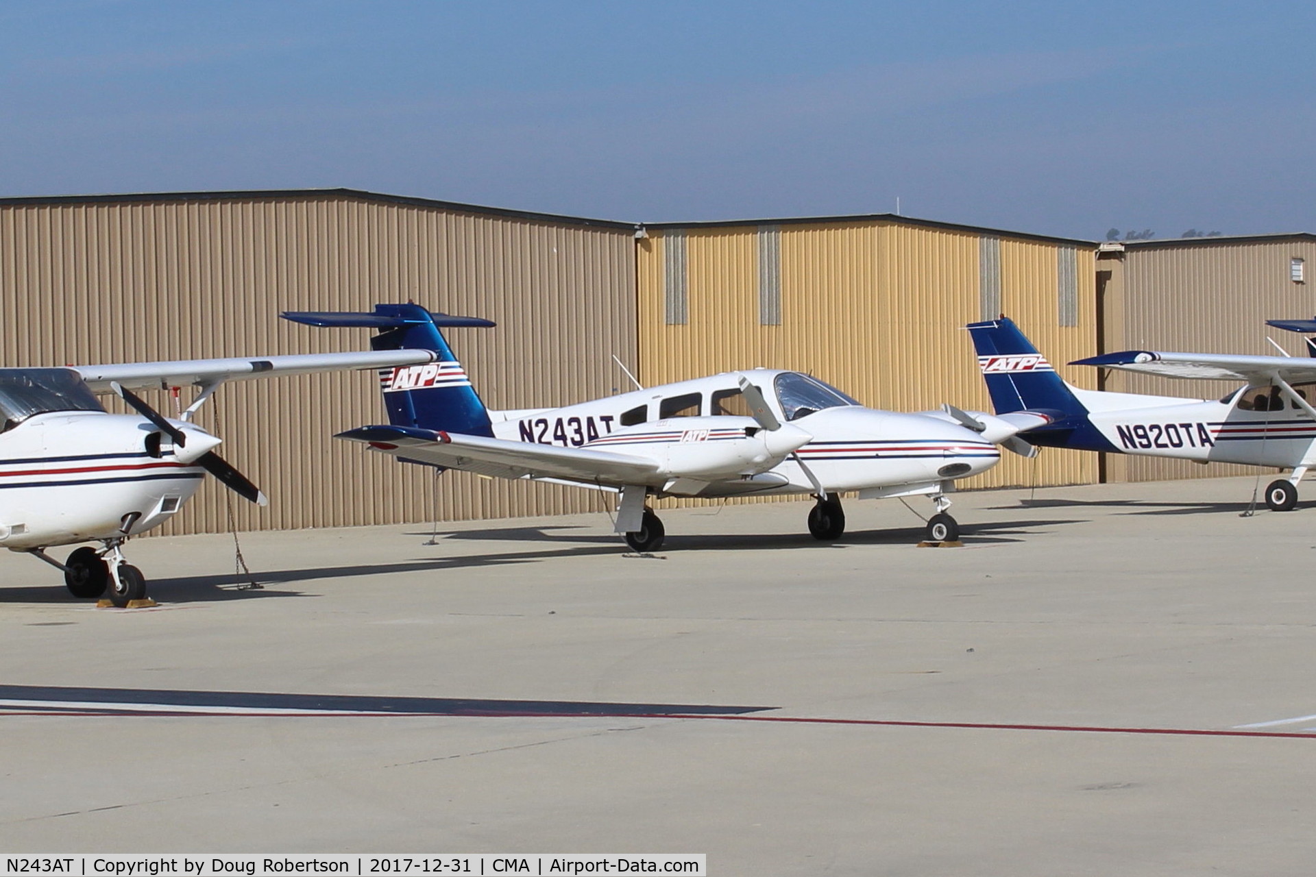 N243AT, 2000 Piper PA-44-180 Seminole C/N 4496042, 2000 Piper PA-44-180 SEMINOLE, 2 counter-rotating-Lycoming O-360-A1H6 180 Hp to port, Lycoming LO-360-A1H6 180 Hp to starboard, CS props, 4 seats, of Airline Transport Professionals