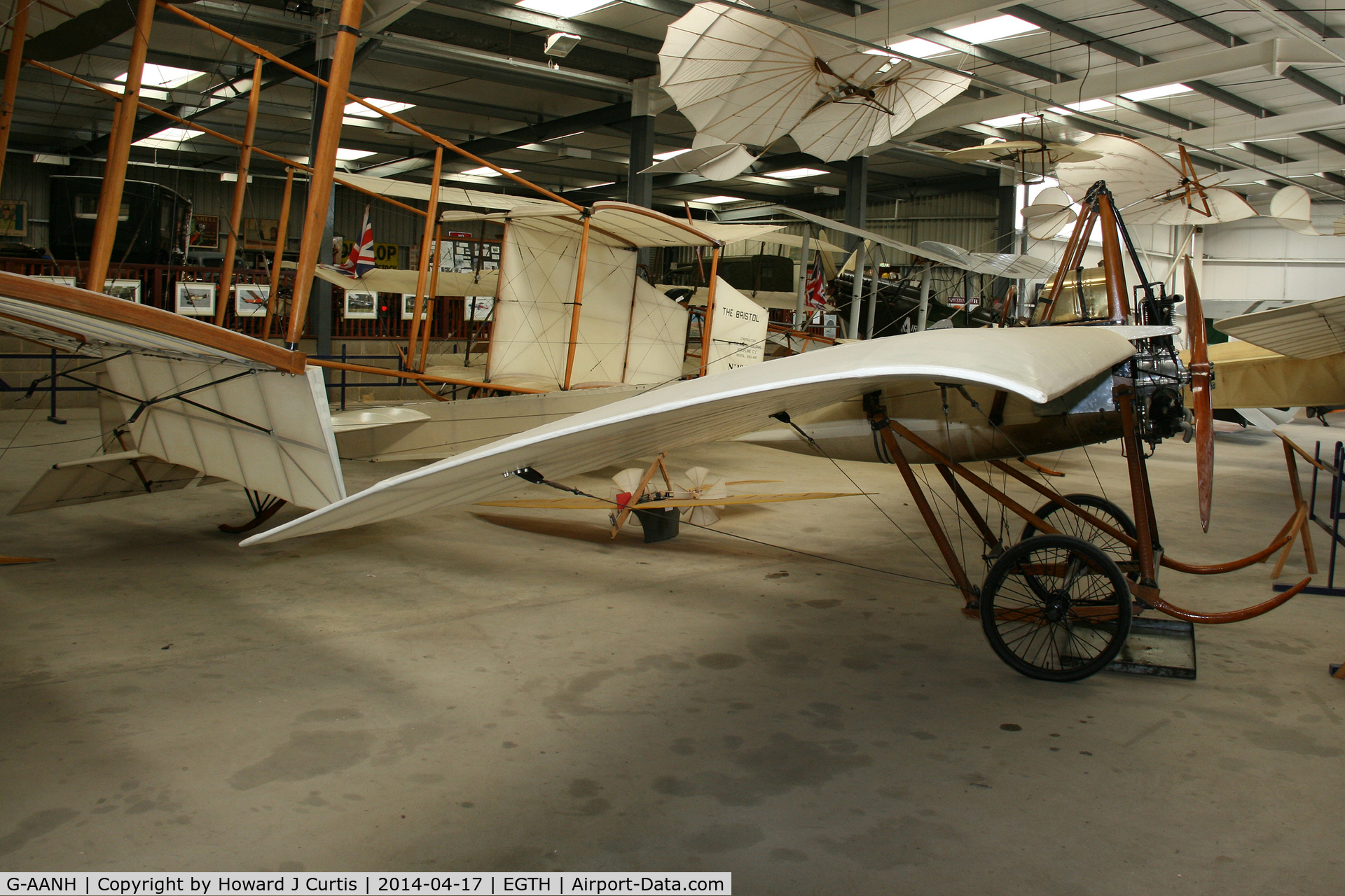 G-AANH, 1910 Deperdussin Monoplane Type D C/N BAPC005, Shuttleworth Trust
