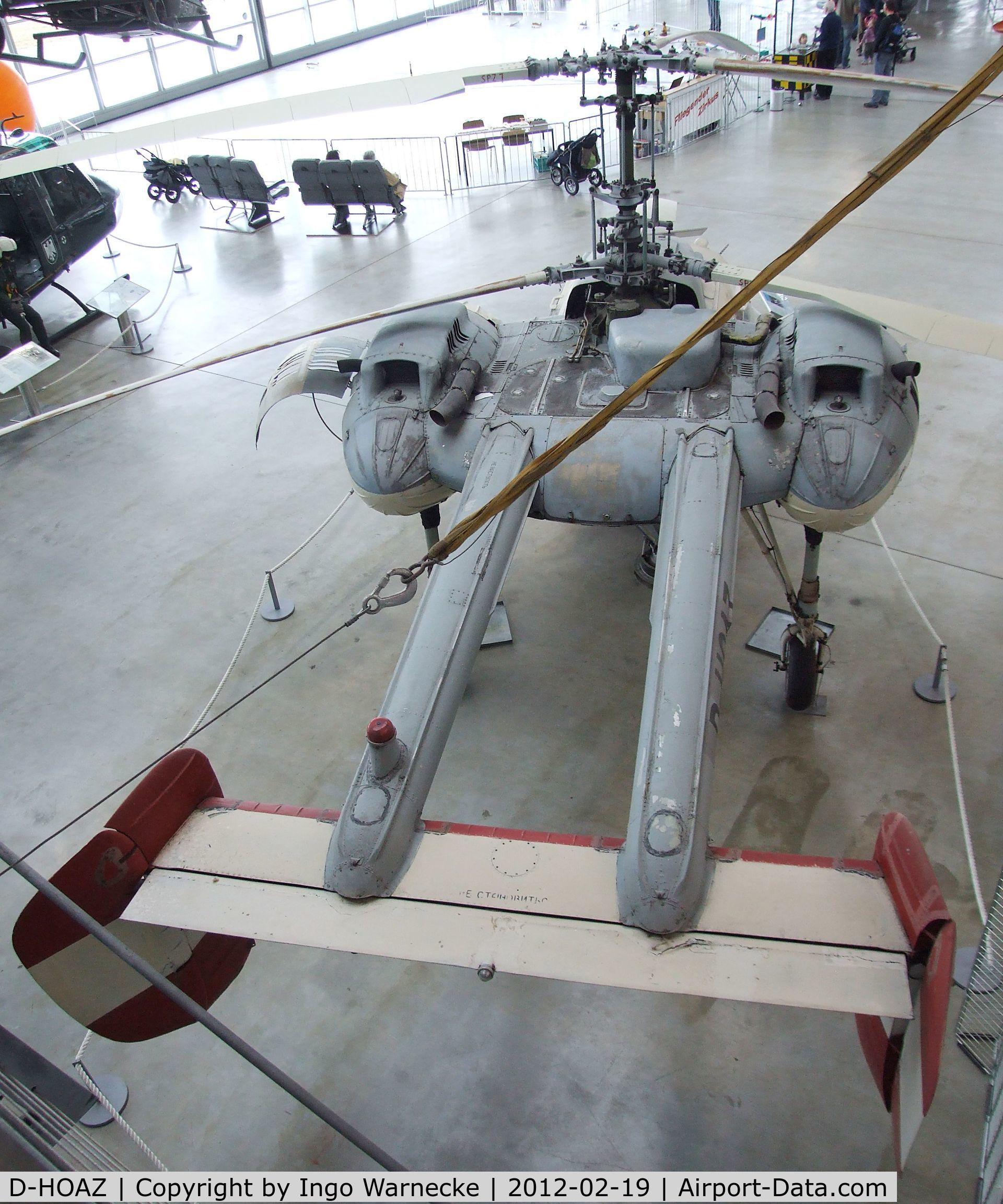 D-HOAZ, Kamov Ka-26 Hoodlum C/N 7605615, Kamov Ka-26 HOODLUM at the Deutsches Museum Flugwerft Schleißheim, Oberschleißheim