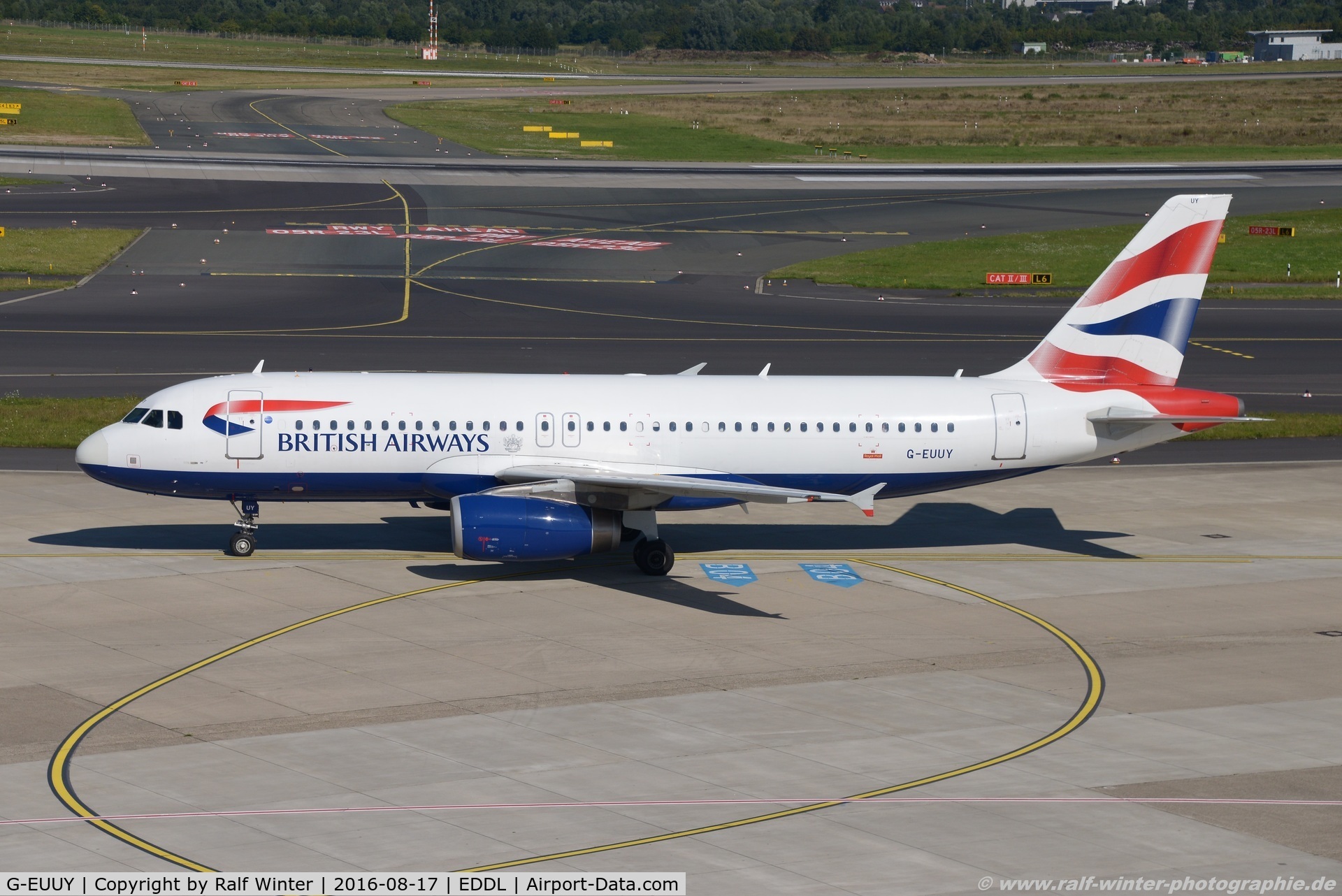 G-EUUY, 2008 Airbus A320-232 C/N 3607, Airbus A320-232 - BAW BA British Airways - 3607 - G-EUUY - 17.08.2016 - DUS