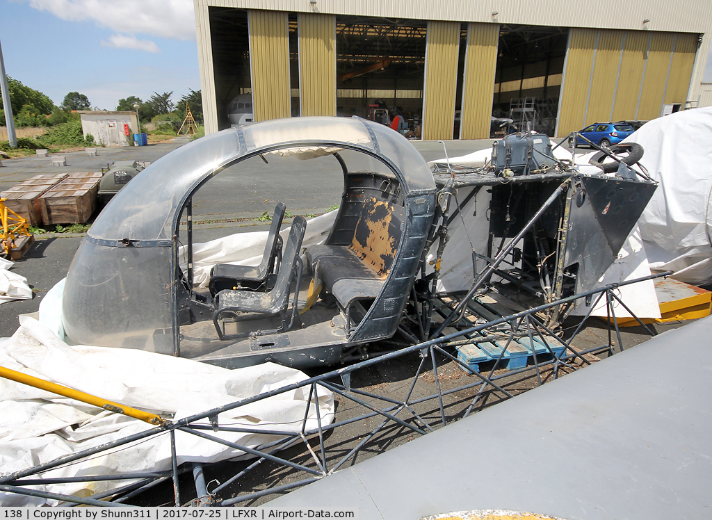 138, SNCASE SE-3130 Alouette II Marine C/N 138, French Navy Alouette II stored in the Rochefort Naval Museum graveyard... Serial checked with the data plate. Maybe to be restored one day !