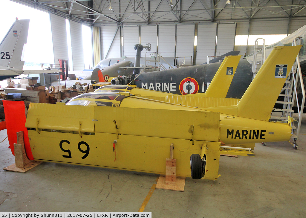 65, Morane-Saulnier MS.893-100S Rallye C/N 2465, New acquisition in 2017 for the Rochefort Naval Museum with a pair of French Navy Rallye.