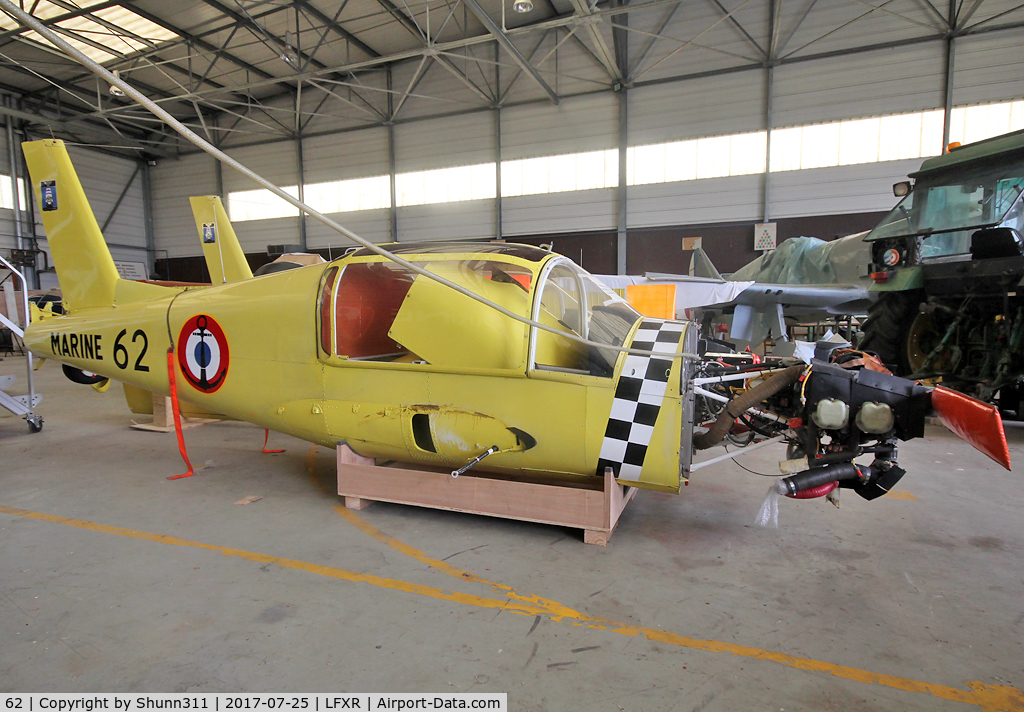 62, Morane-Saulnier MS.893-100S Rallye C/N 2462, New acquisition in 2017 by the Rochefort Naval Museum with a pair of French Navy Rallye...