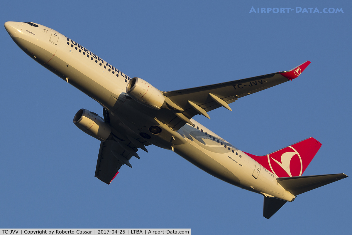 TC-JVV, 2016 Boeing 737-8F2 C/N 60023, Istanbul Ataturk
