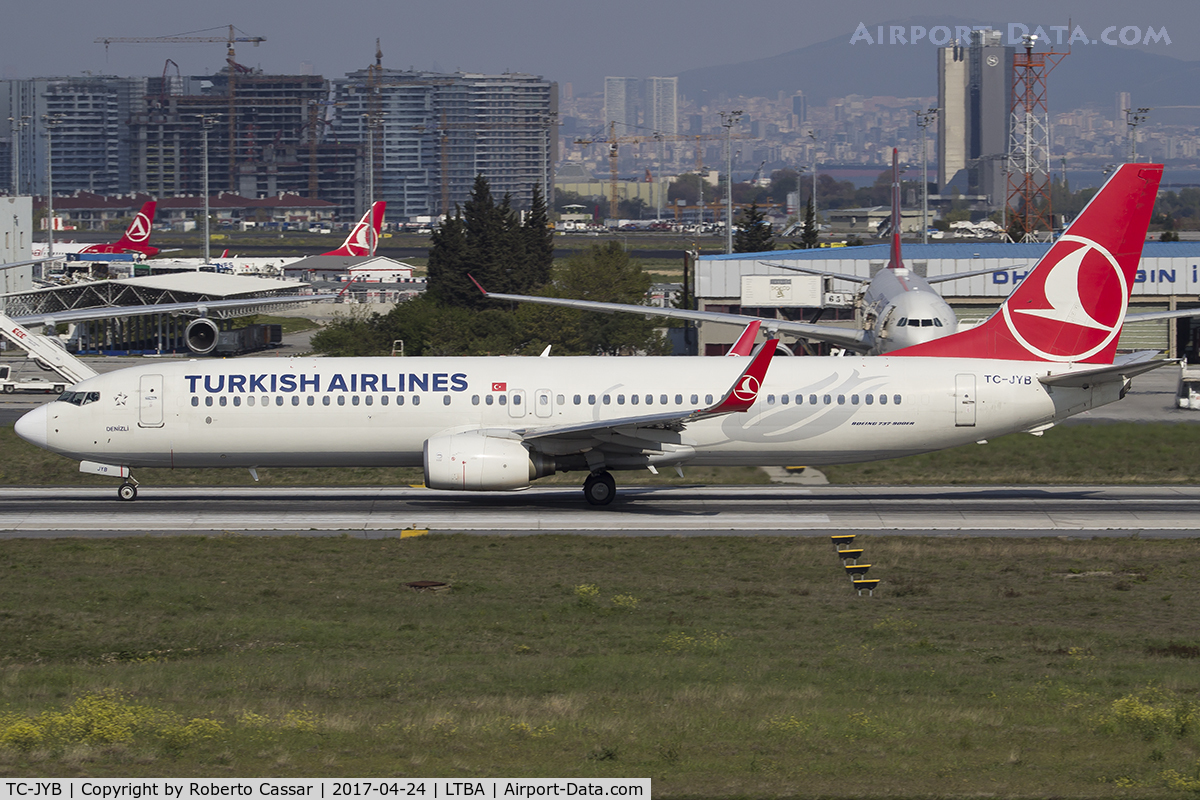 TC-JYB, 2011 Boeing 737-9F2/ER C/N 40974, Istanbul Ataturk
