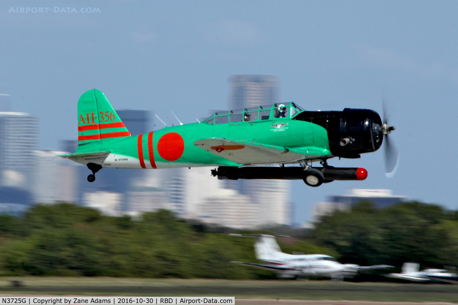 N3725G, 1944 North American SNJ-5 Texan Texan C/N 84875, At the 2016 Wings Over Dallas Airshow - Tora Tora Tora