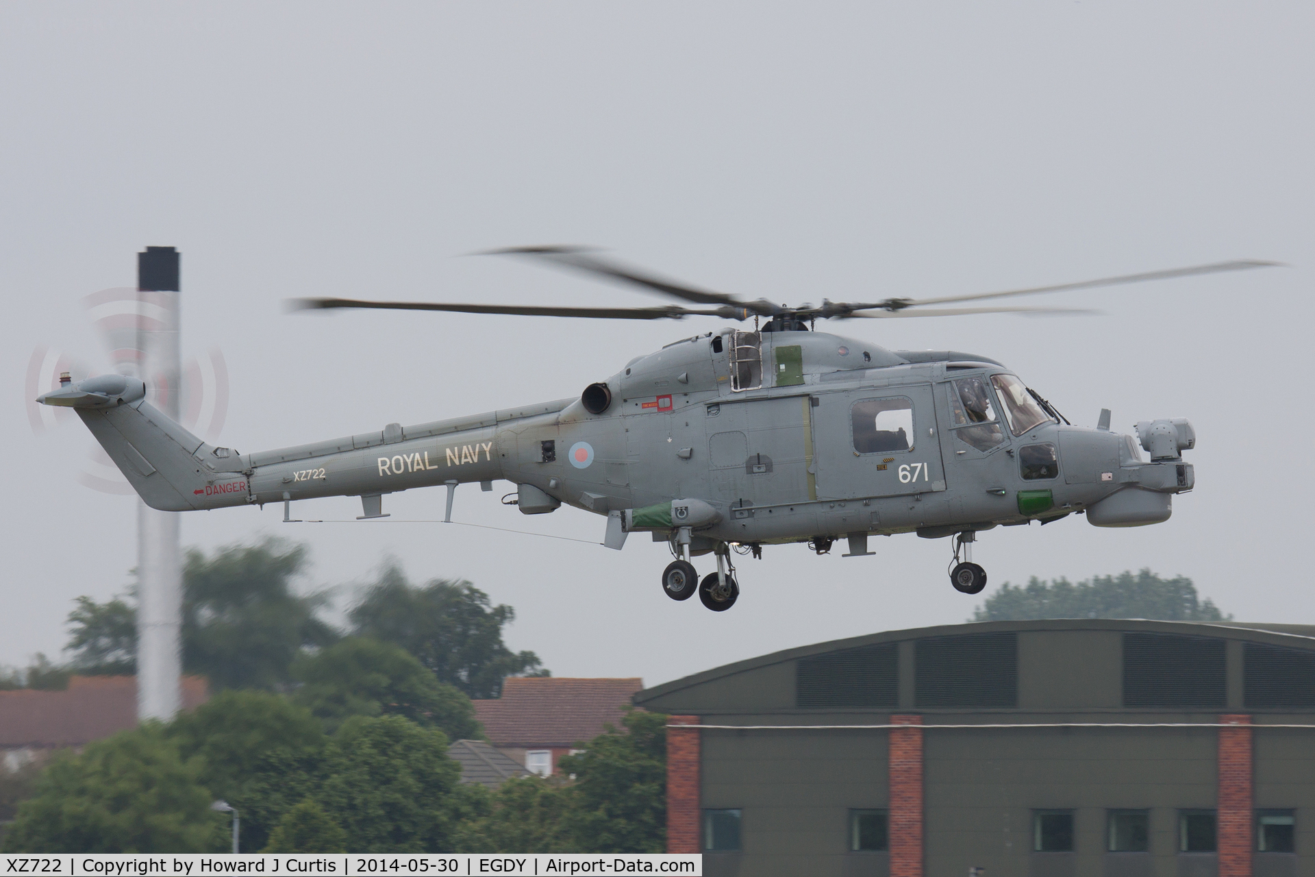 XZ722, 1980 Westland Lynx HMA.8DSP C/N 177, 671/815 NAS MI Flt