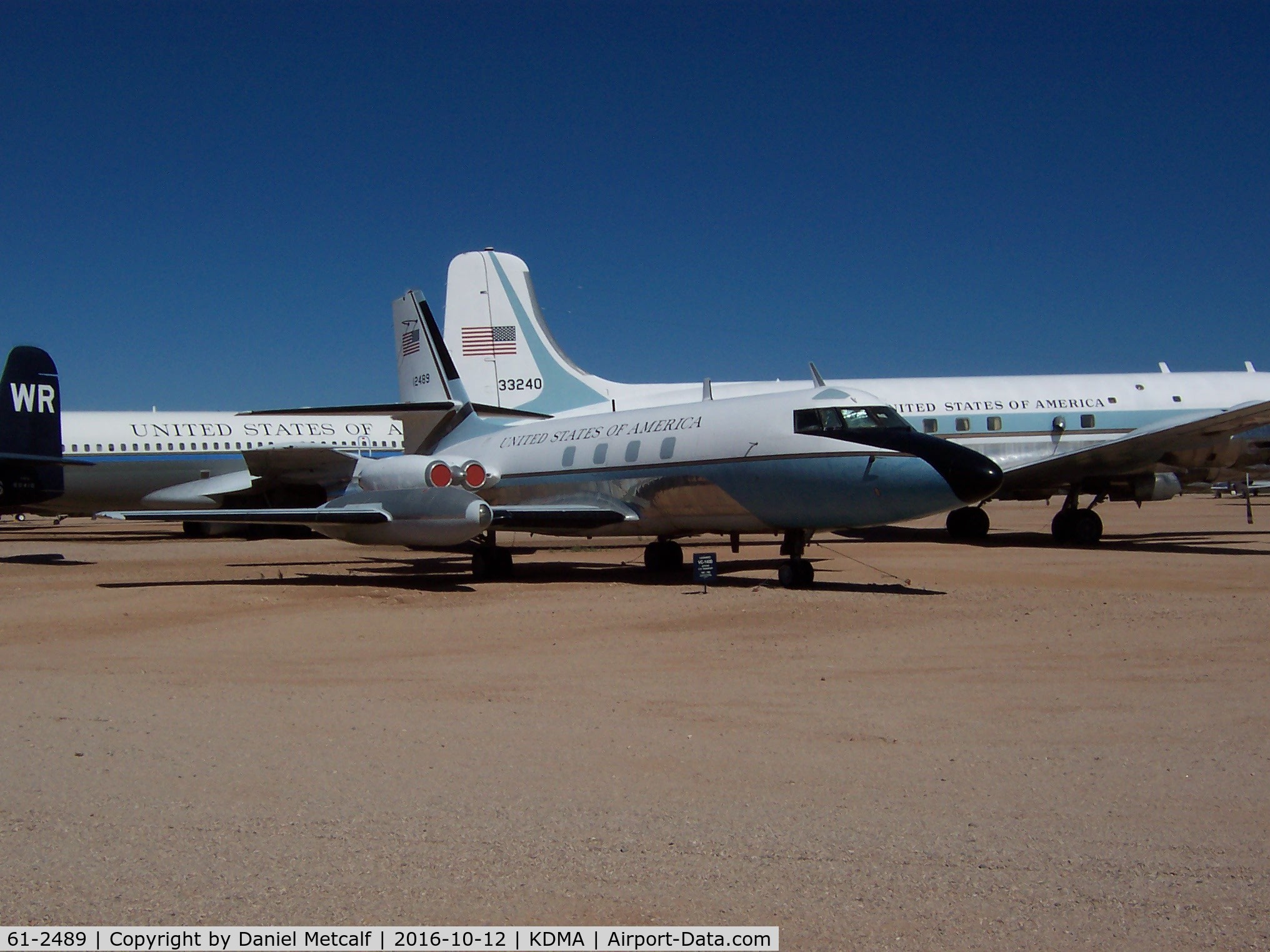 61-2489, 1961 Lockheed VC-140B-LM Jetstar C/N 1329-5022, Pima Air & Space Museum