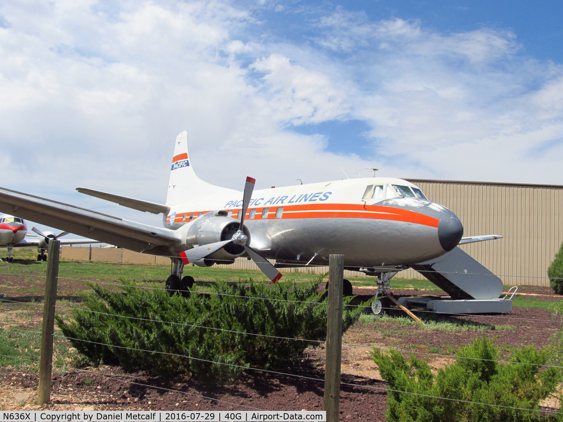 N636X, 1952 Martin 404 C/N 14135, Planes of Fame Air Museum (Valle-Williams, AZ Location)