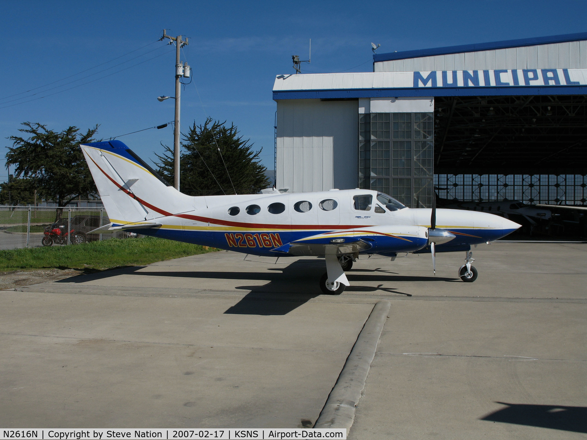 N2616N, 1979 Cessna 414A Chancellor C/N 414A0265, 1979 Cessna 414A Chancellor @ Salinas Municipal Airport, CA