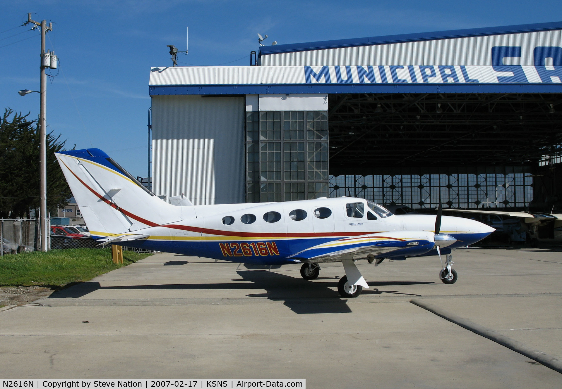 N2616N, 1979 Cessna 414A Chancellor C/N 414A0265, 1979 Cessna 414A Chancellor @ Salinas Municipal Airport, CA