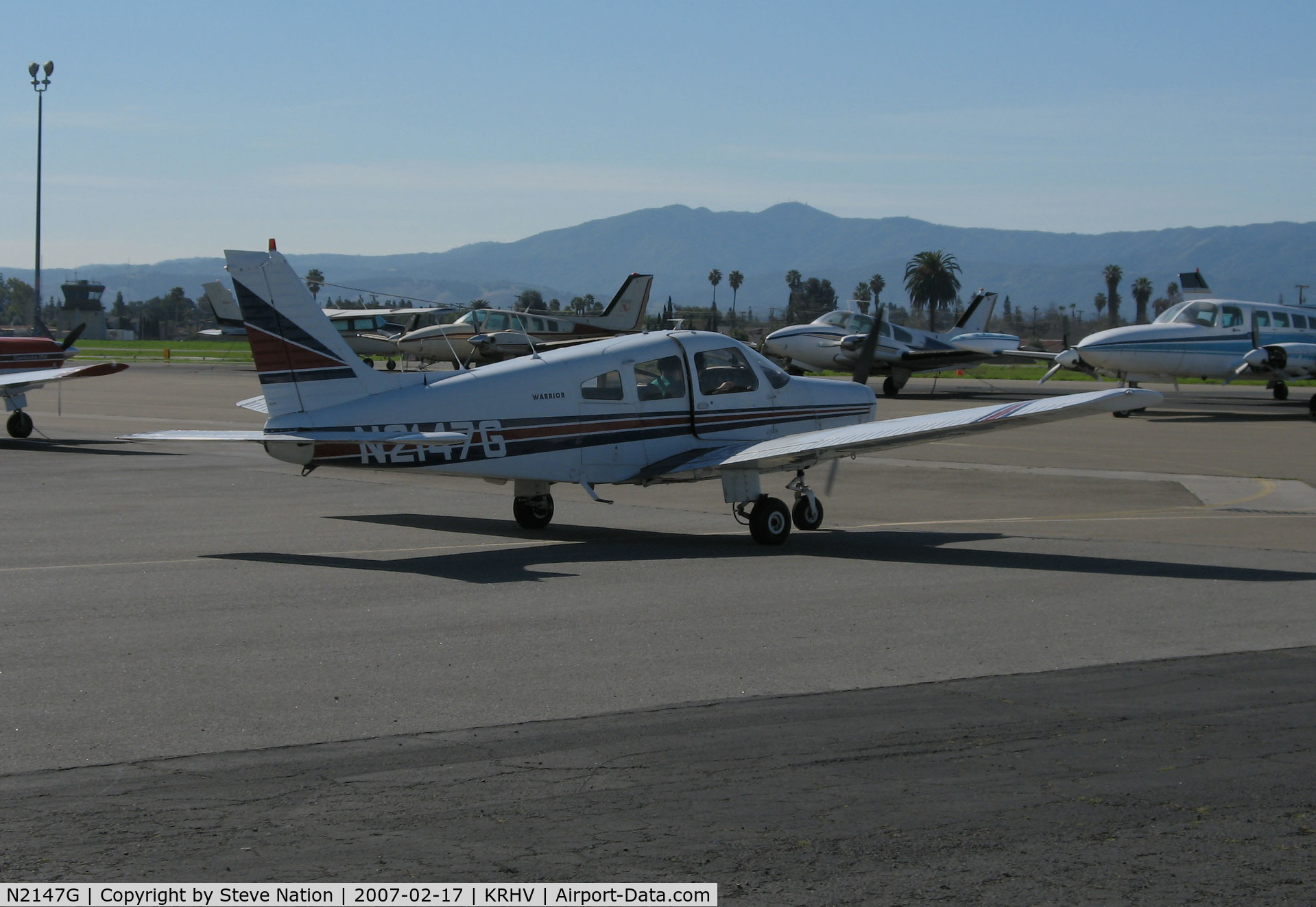 N2147G, 1978 Piper PA-28-161 C/N 28-7916178, Locally-based 1978 Piper PA-28-161 Cherokee taxiing @ Reid-Hillview Airport (San Jose), CA
