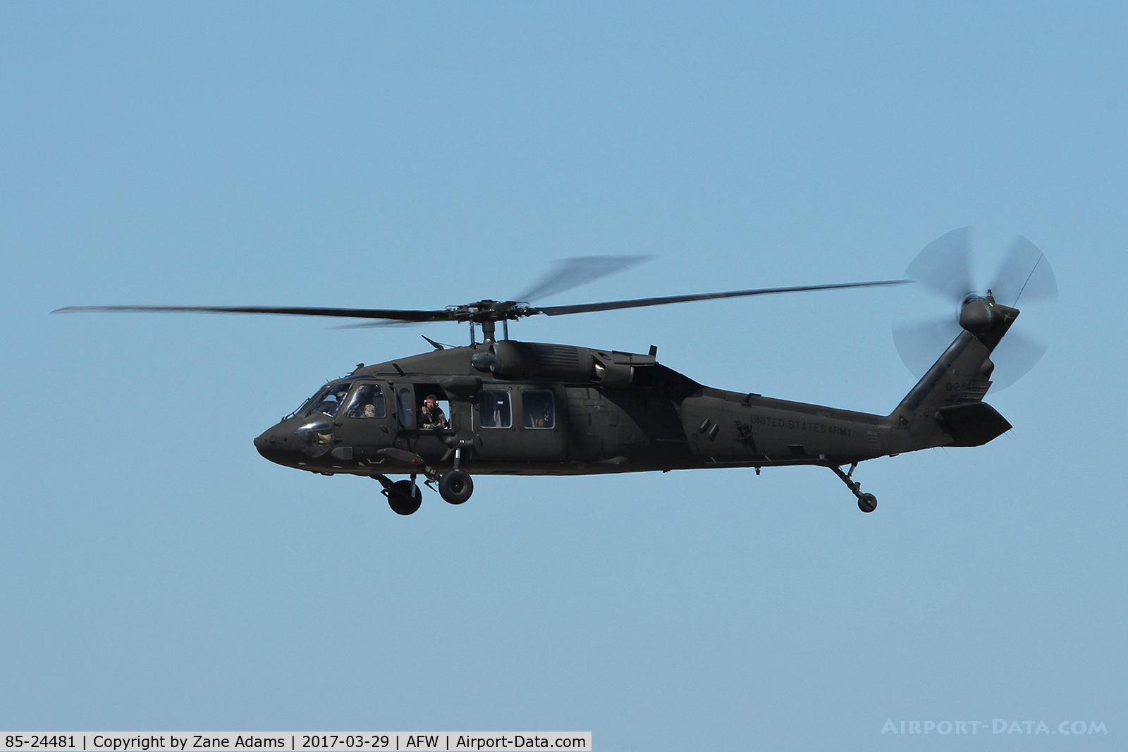 85-24481, 1985 Sikorsky UH-60L Black Hawk C/N 70-1069, 85-24481