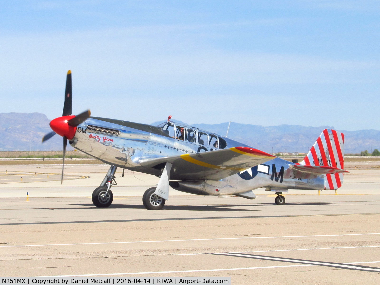 N251MX, 1943 North American P-51C-10 Mustang C/N 103-22730, Seen at Phoenix-Mesa Gateway Airport