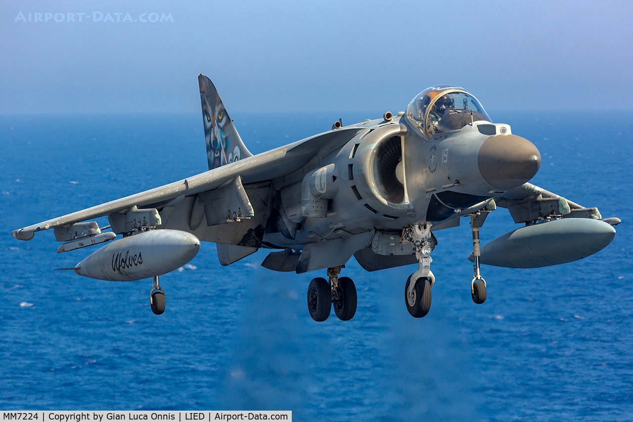 MM7224, McDonnell Douglas AV-8B+ Harrier II C/N 276/IT013, CARRIER CAVOUR